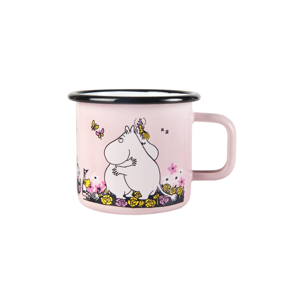 Moomin Enamel Mug Hug 12.5 oz - Muurla