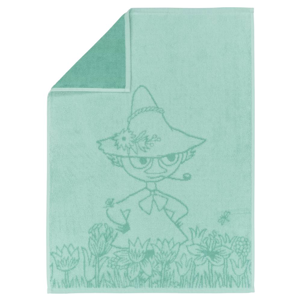 Snufkin GOTS Hand Towel Mint 20x27 in - Moomin Arabia | Moomin Shop US