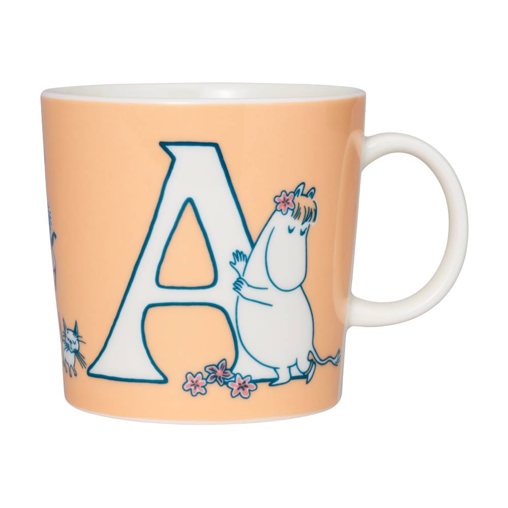 Moomin Mug 13.5 oz ABC A - Moomin Arabia