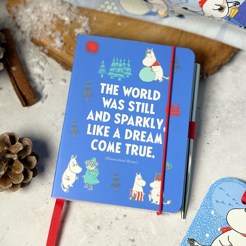 Moomin Winter Edition A6 Notebook & Pen