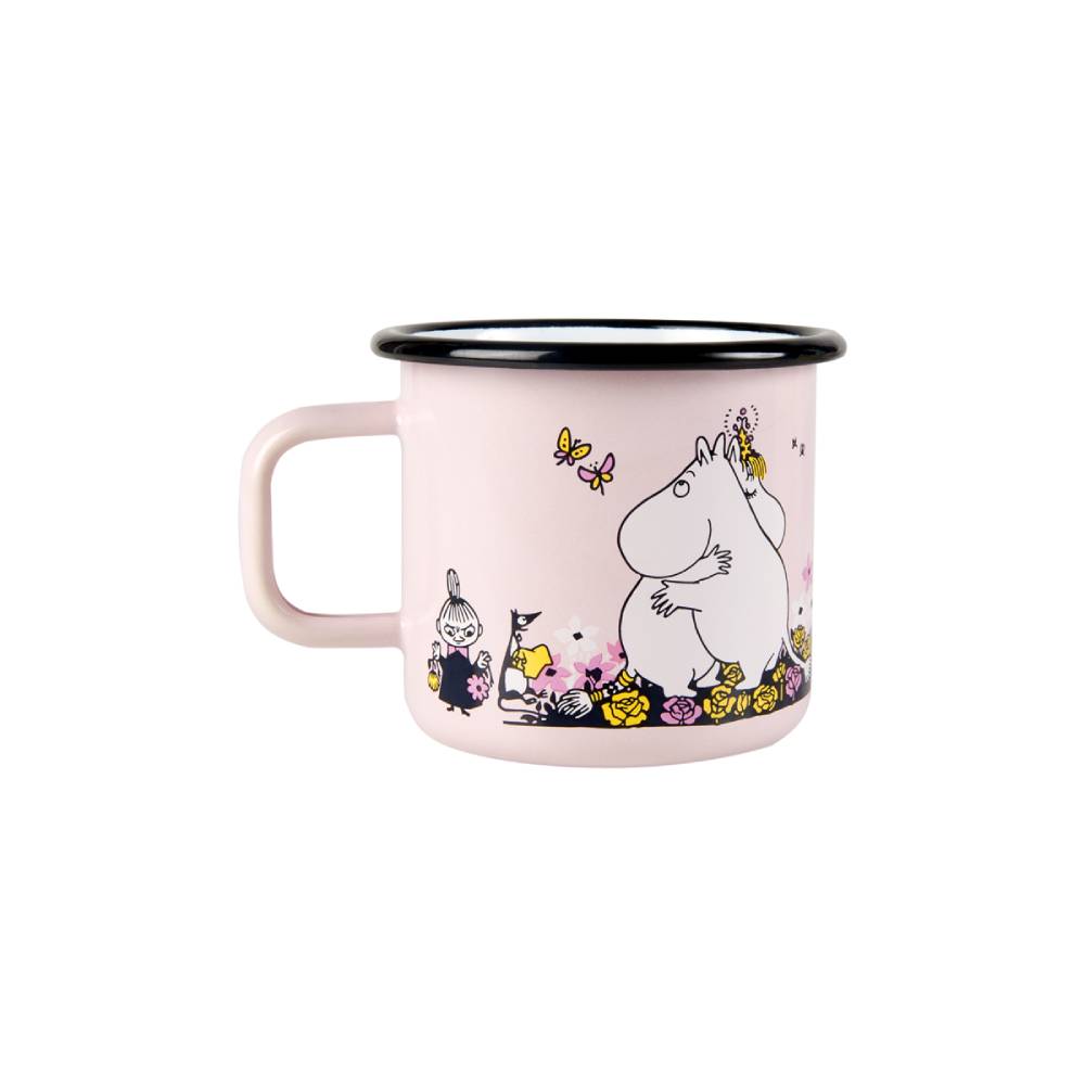 Moomin Enamel Mug Hug 12.5 oz - Muurla