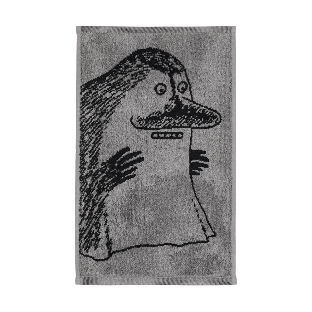 The Groke Hand Towel 12x20 in Grey - Moomin Arabia | Moomin Shop United States