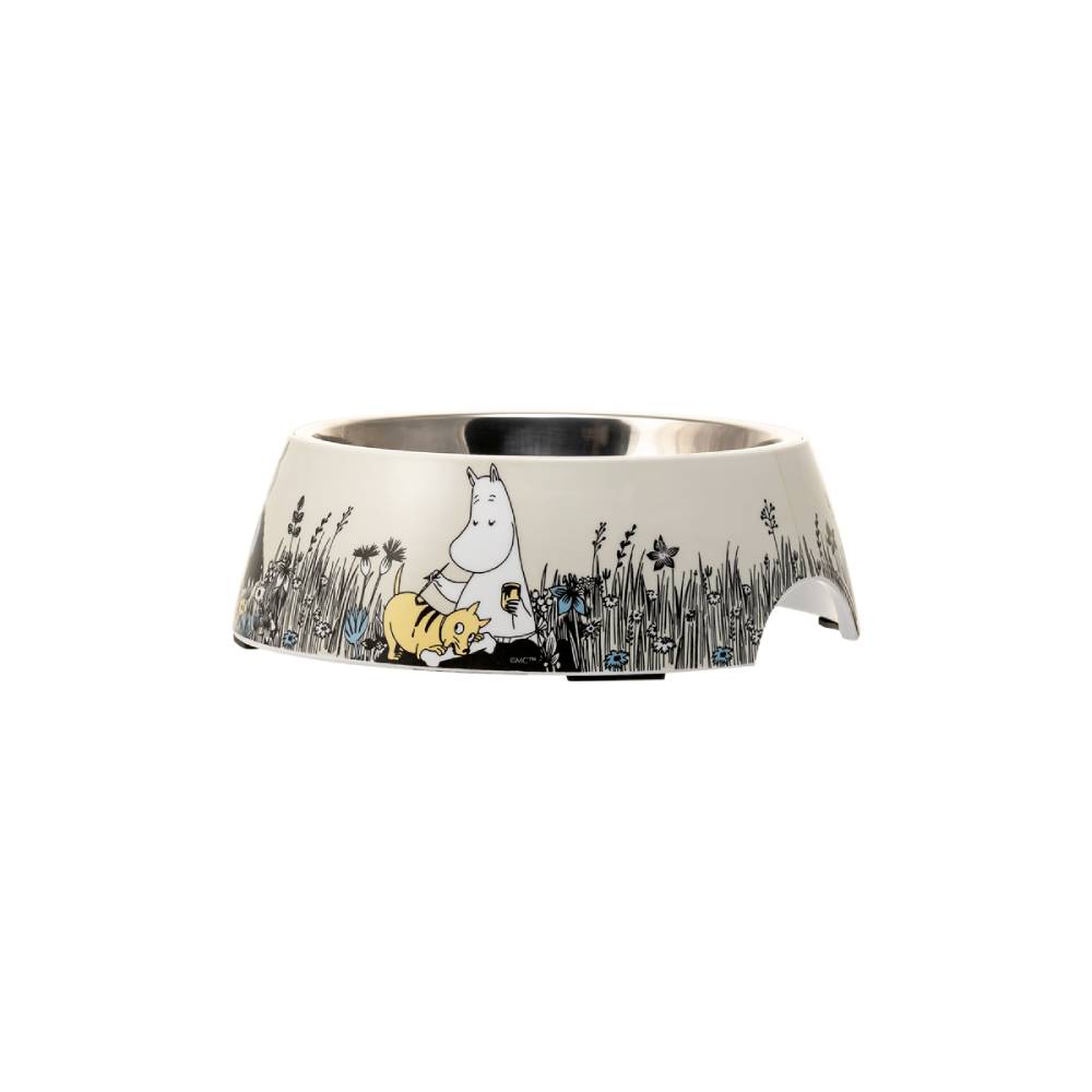 Moomin For Pets Food Bowl Grey L - Muurla