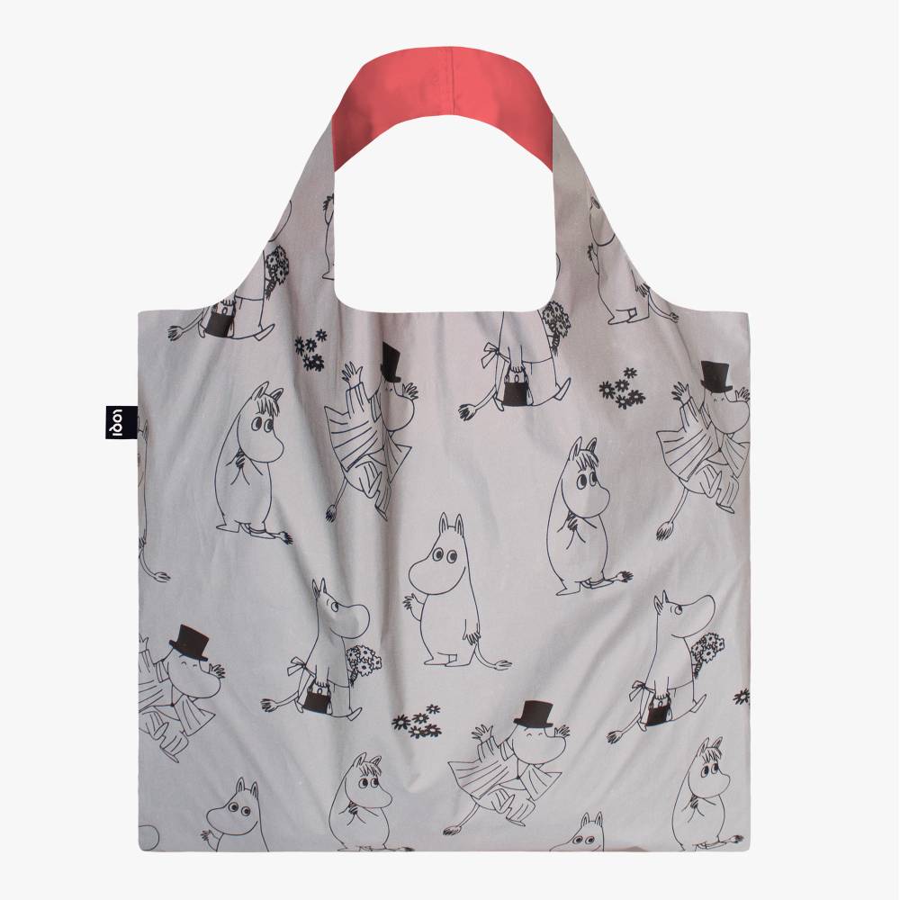 Moomin Family Pattern Reflective Bag - LOQI | Moomin Shop United States
