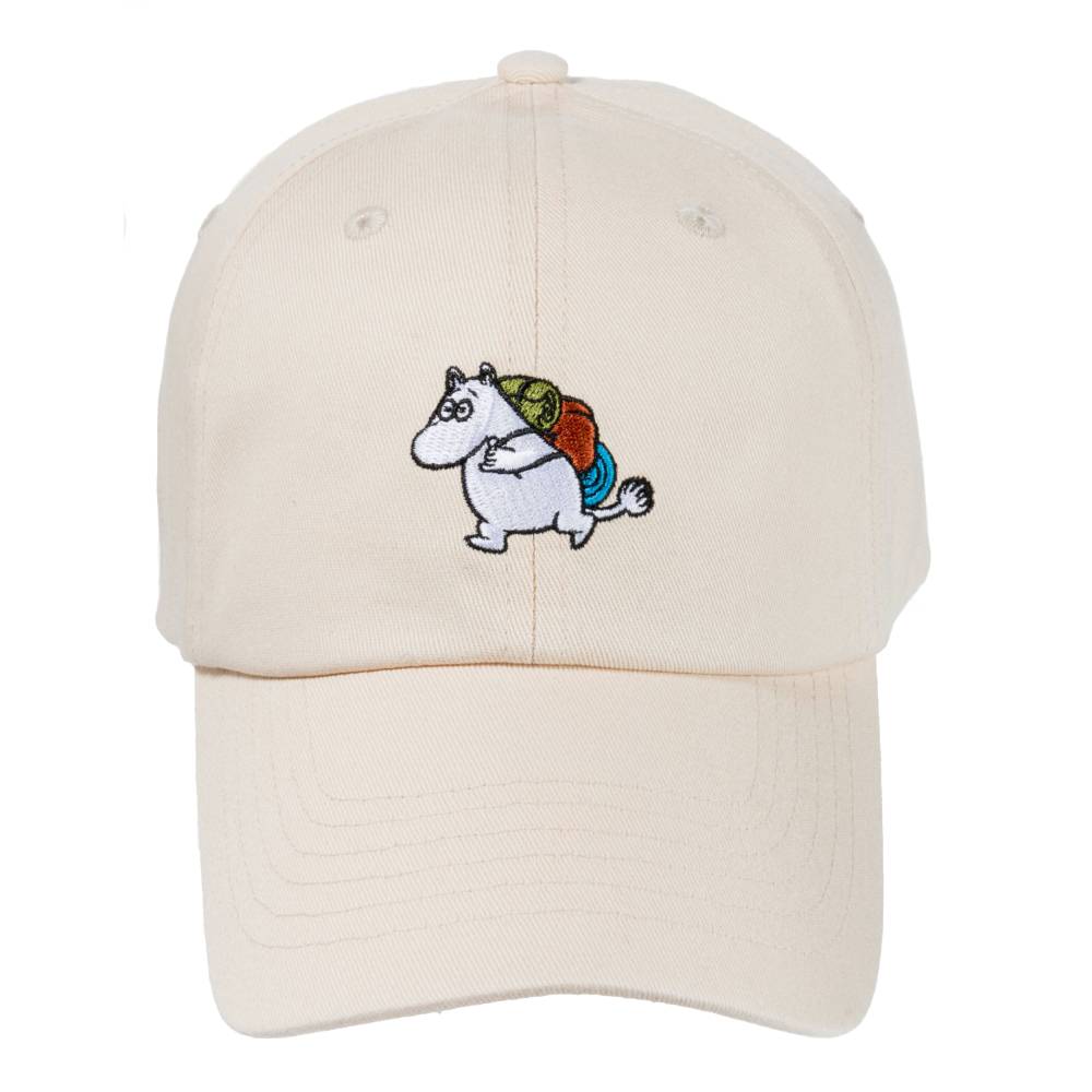 Moomin Adventure Adult Cap Beige - Nordicbuddies | Moomin Shop United States