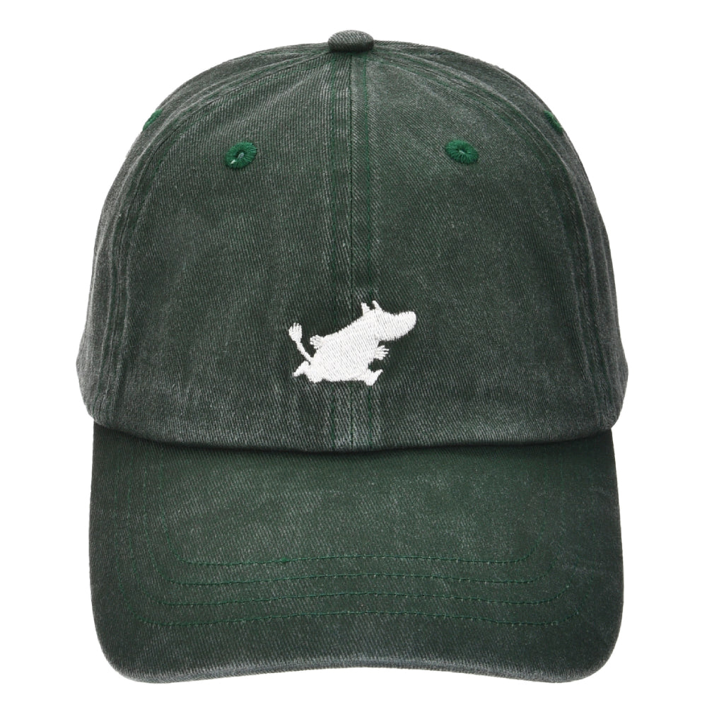 Moomintroll Running Dad Cap Dark Green - Nordicbuddies | Moomin Shop United States