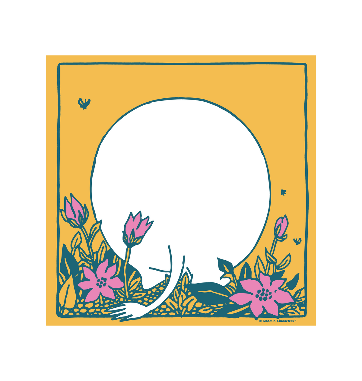 Moomin Butt Floral Poster Print | Moomin Shop United States