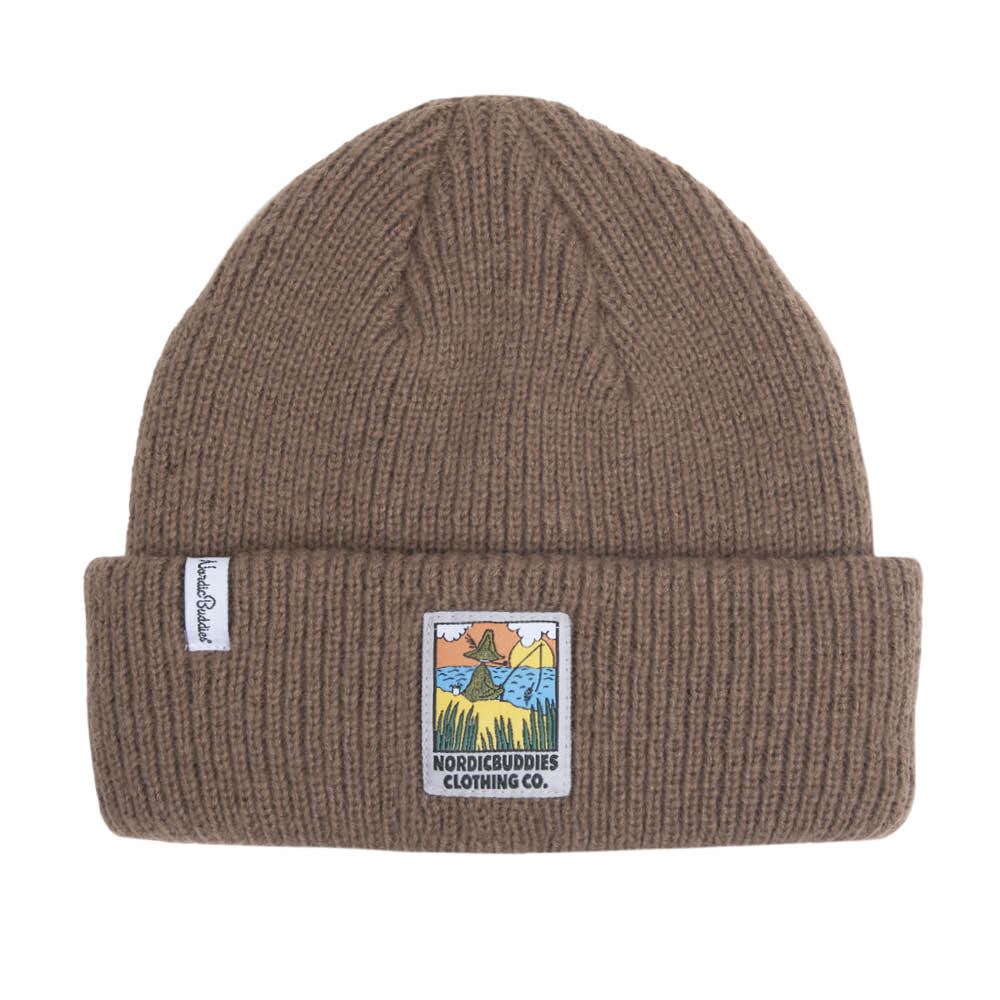 Snufkin Beanie Adults Brown - Nordicbuddies | Moomin Shop United States