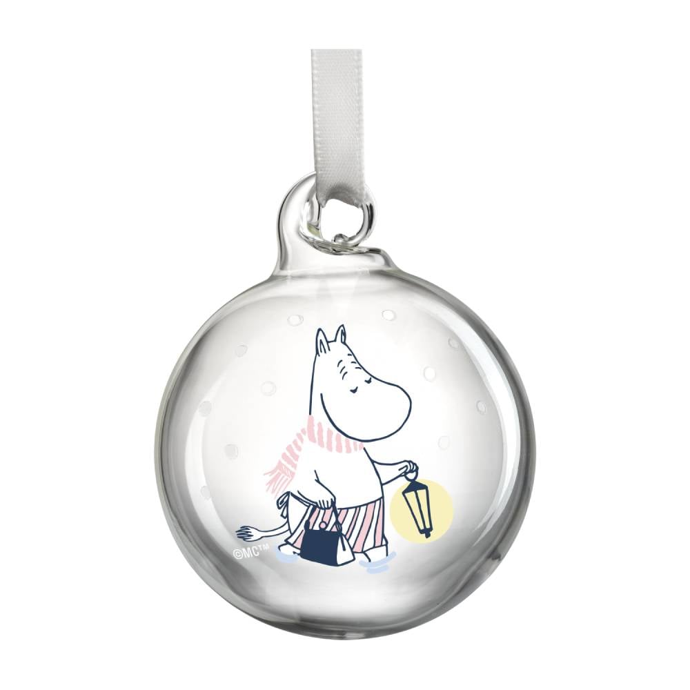 Moomin Let it Snow Christmas Bauble 4set
