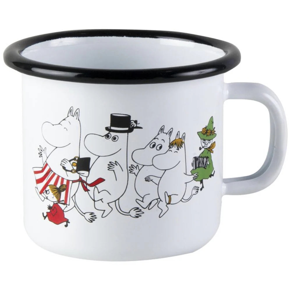 Moomin Enamel Mug Moominvalley 8.5 oz