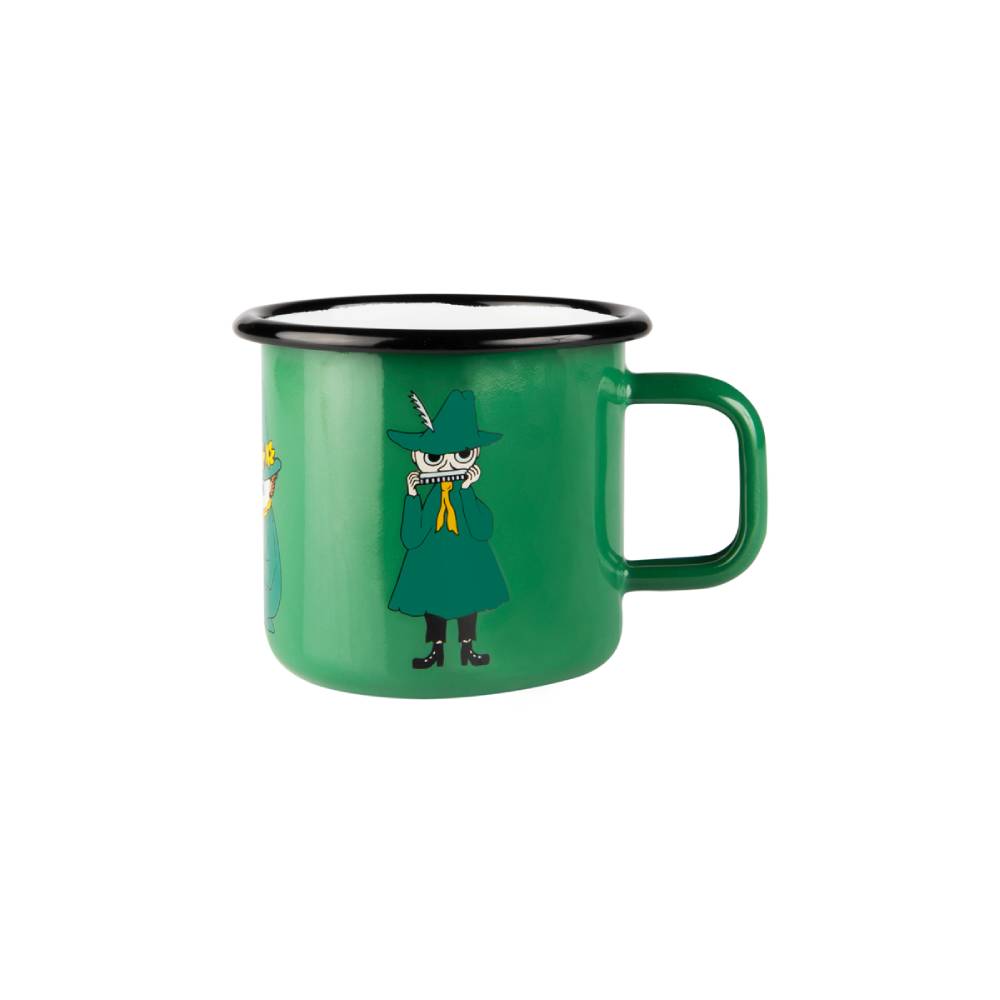 Moomin Enamel Mug Snufkin 12.5 oz - Muurla