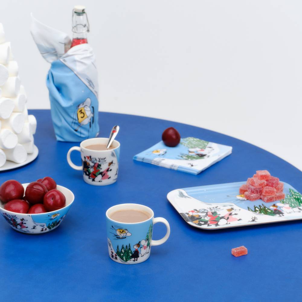 Moomin Mug Ski Jumping 10 oz - Moomin Arabia