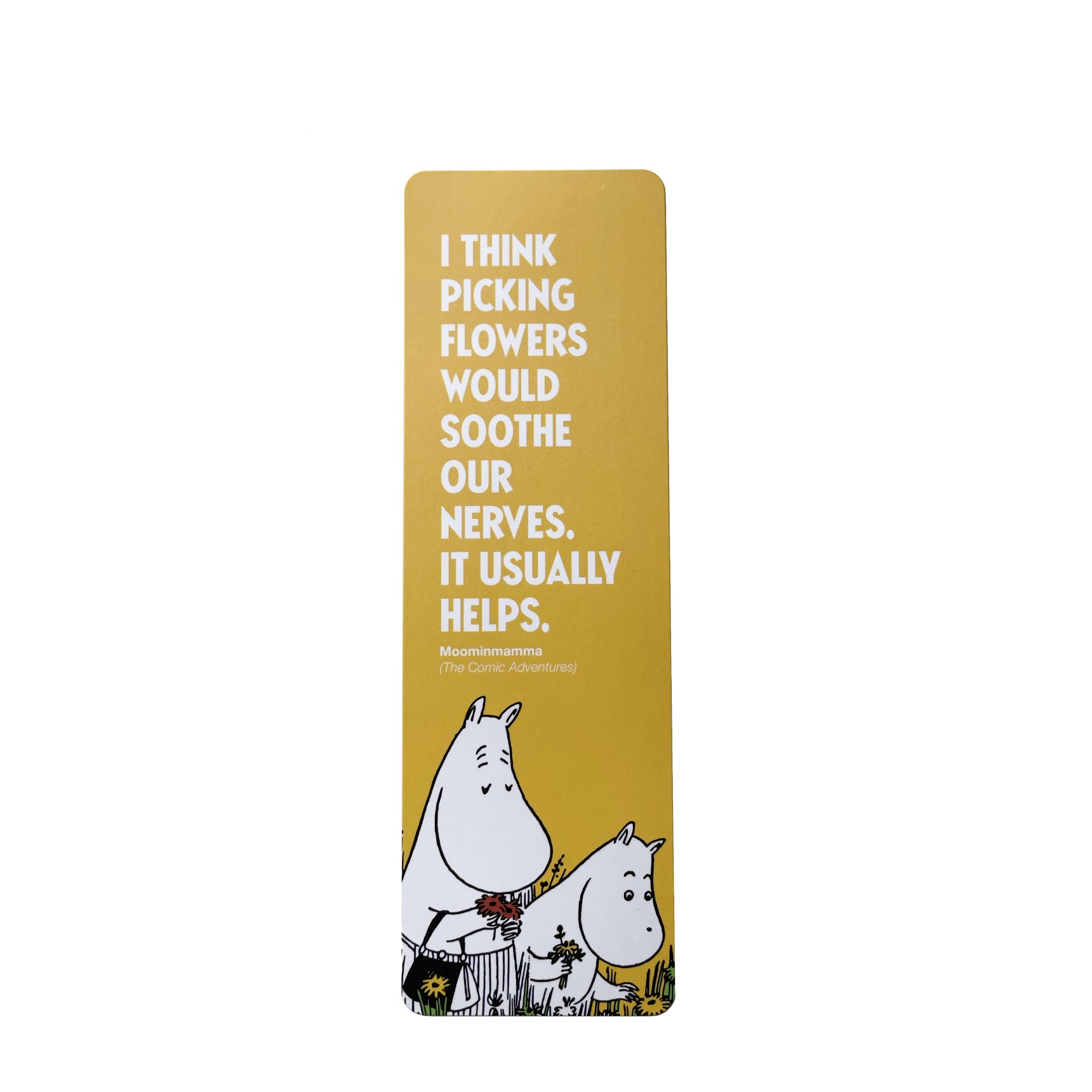 Moomin Picking Flowers Bookmark - Half Moon Bay | Moomin Shop US