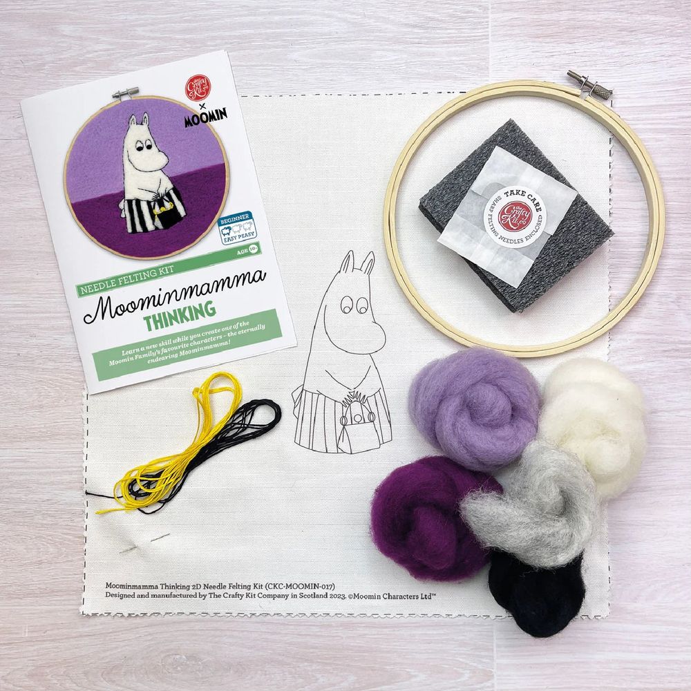 Needle Felting Kit Moominmamma Thinking