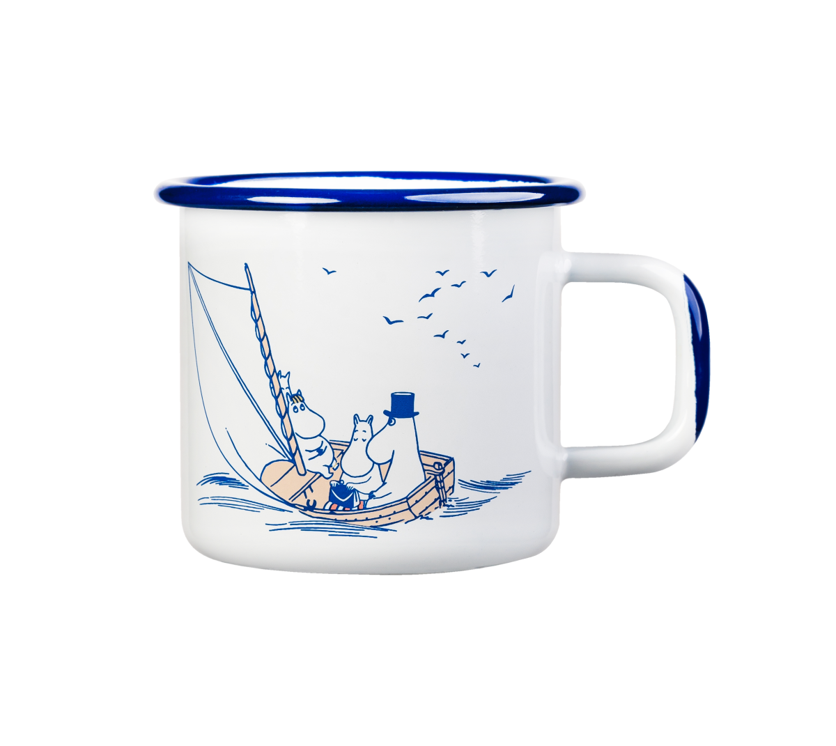 Sailors Enamel Mug 12.5 oz - Muurla | Moomin Shop United States