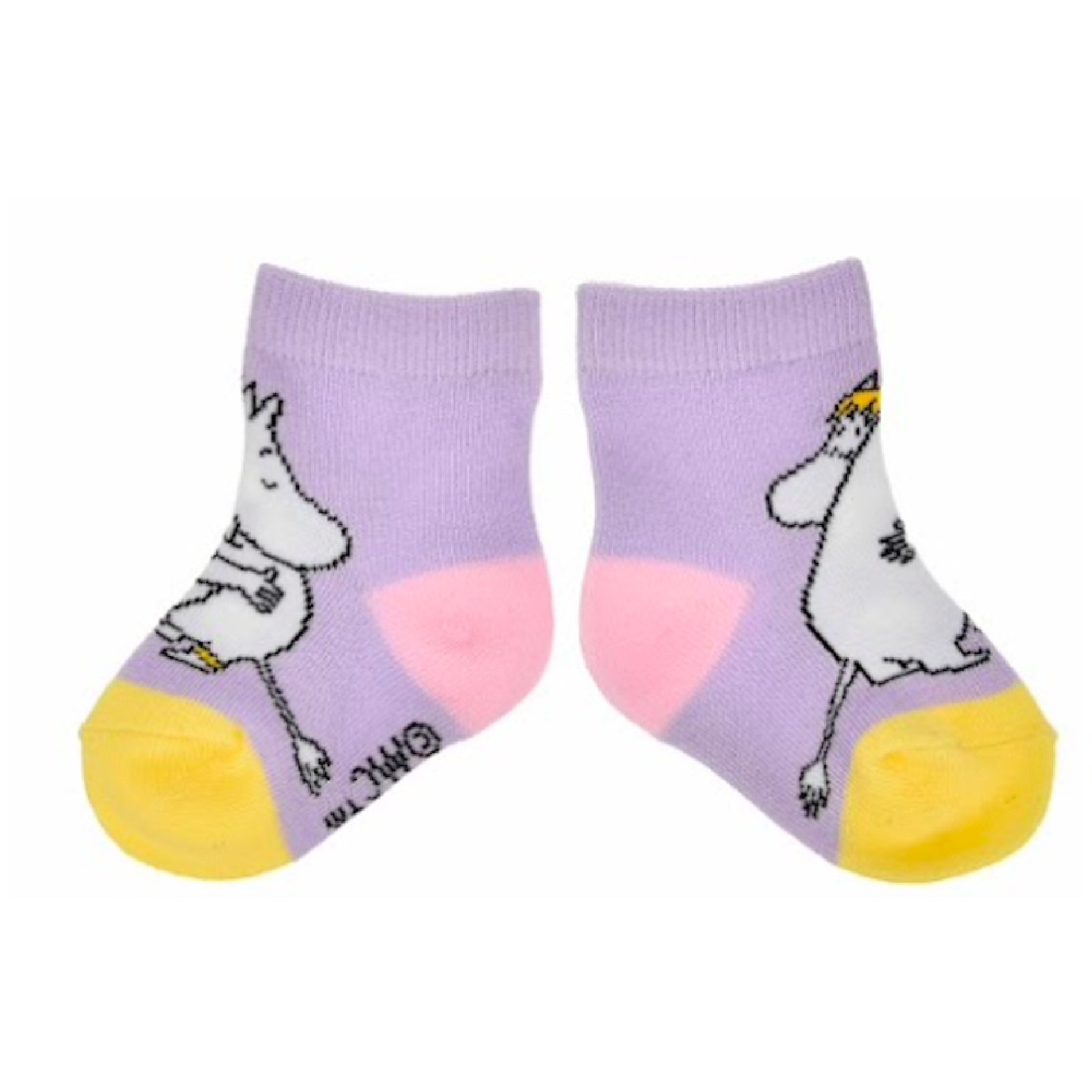 Moomin Love Baby Socks Lilac - Nordicbuddies | Moomin Shop United States