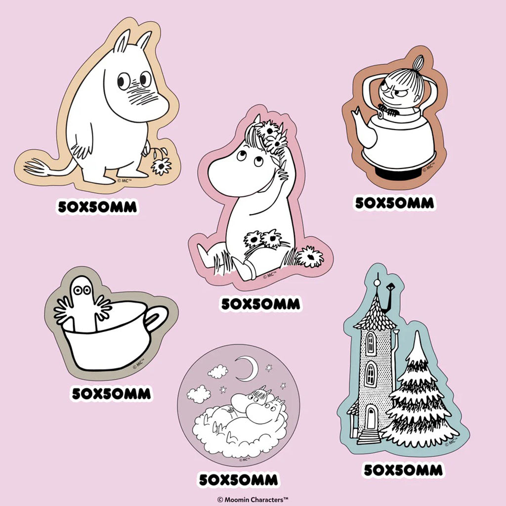 Moomin Deco Stickers Set 2 - Hamee