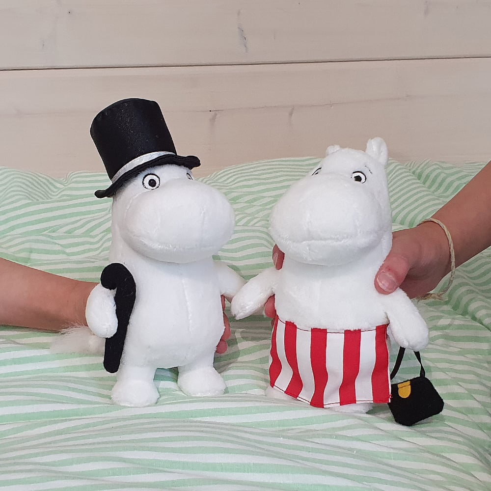 Moomin Plush Soft Toy Stuffed Animal 8" By Aurora World White Hippo