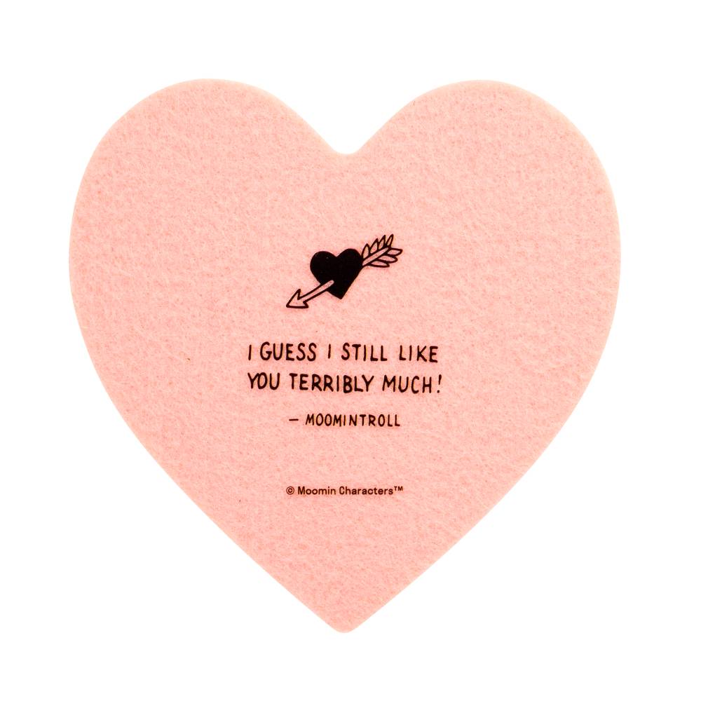 Moomin Together Coaster 4pcs Pink - The Official Moomin Shop