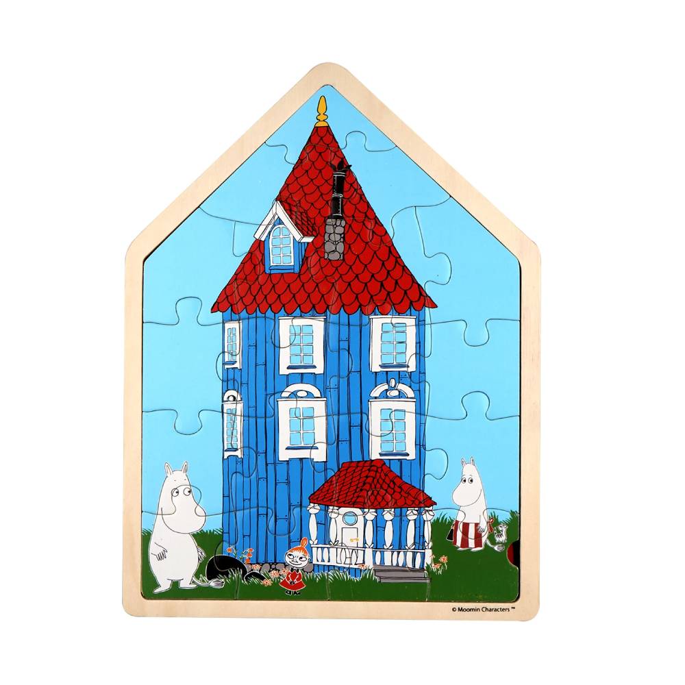 Moomin Wooden House Puzzle - Barbo Toys