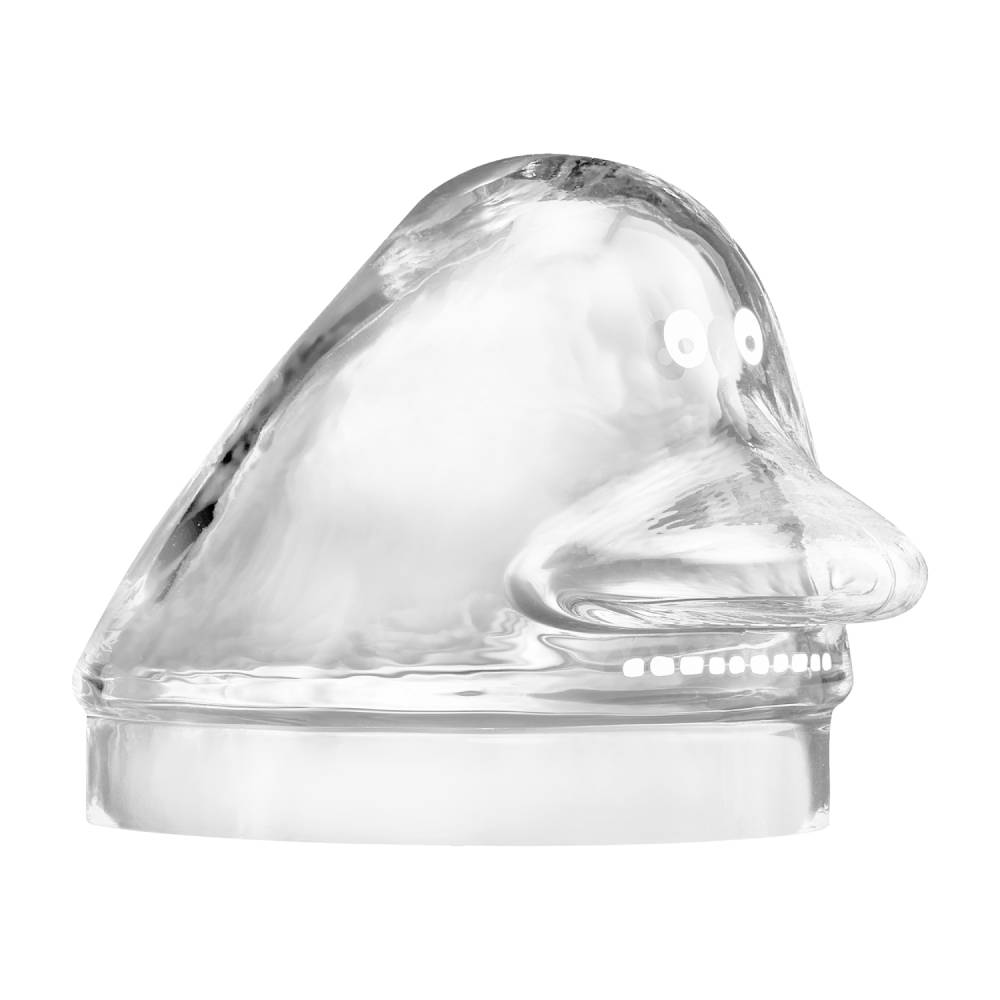The Groke Shaped Glass Jar 19,5cm - The Official Moomin Shop