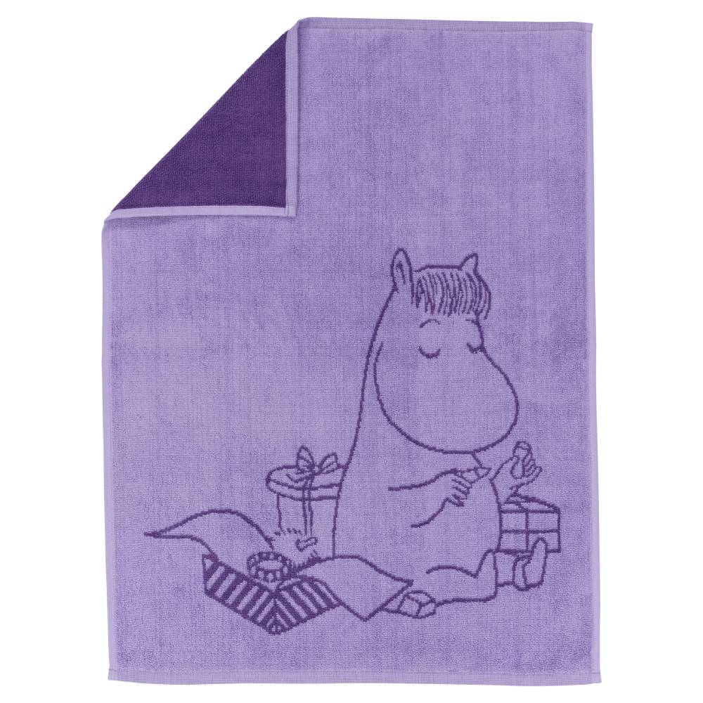 Snorkmaiden GOTS Hand Towel Purple 20x27 in - Moomin Arabia
