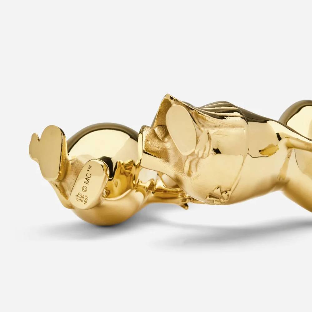 Moominmamma & Moominpappa Dancing Figurine Gold - The Official Moomin Shop