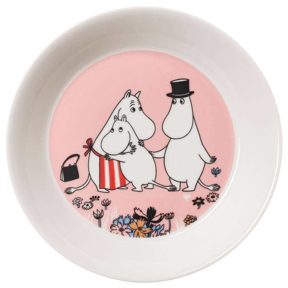 Moomin Family Time Saucer 6 in - Moomin Arabia | Moomin Shop United States