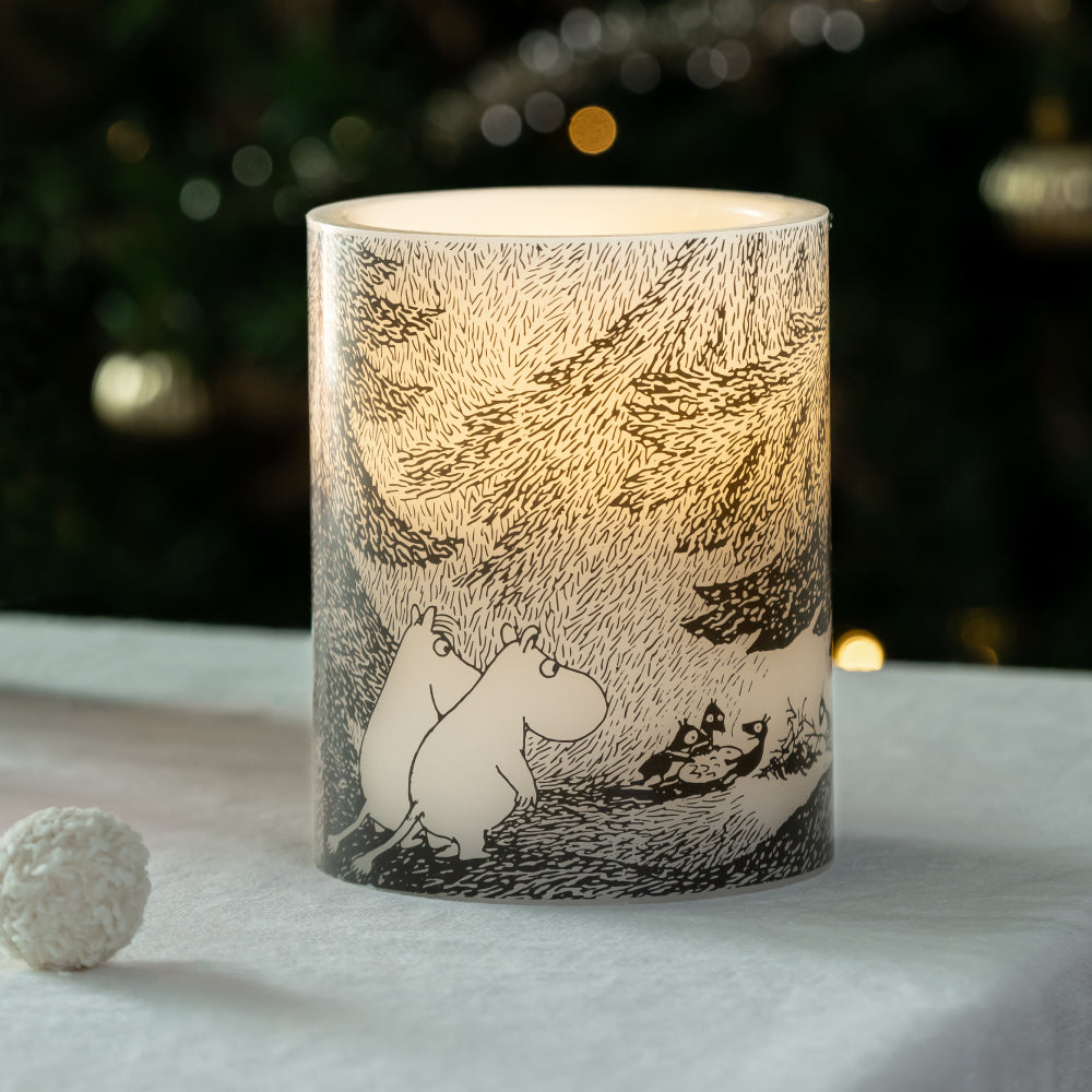 Moomin LED Candle Under The Trees 4.9 in - Muurla | Moomin Shop United States