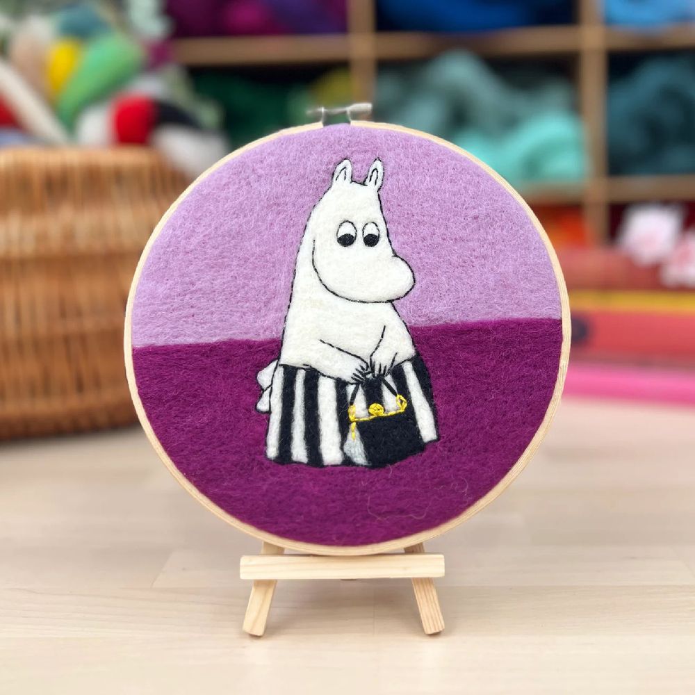 Needle Felting Kit Moominmamma Thinking - The Crafty Kit Company | Moomin Shop United States