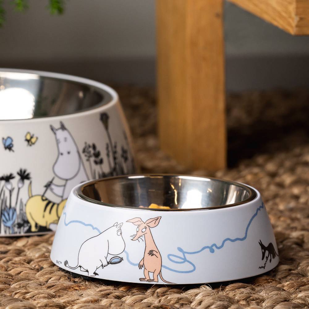 Moomin For Pets Food Bowl Blue S - Muurla