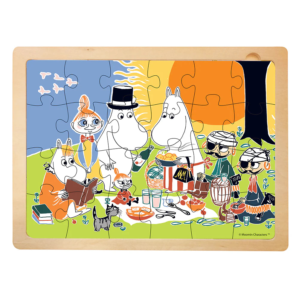 Moomin Wooden Frame Puzzle Picnic - Barbo Toys