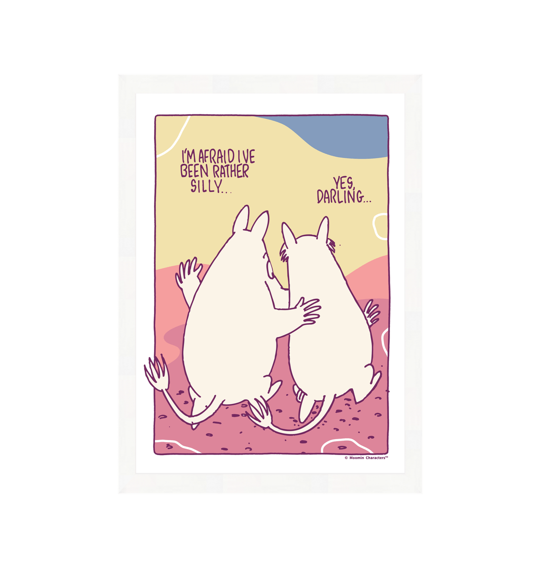 White Frame Fine art print Front