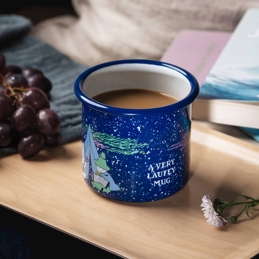 Moomin x Laufey Enamel Mug 12.5oz | Moomin Shop United States