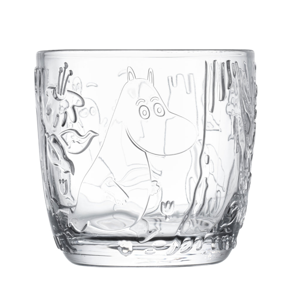 Moomin Clear Glass Tumblers 2-pack 9.5 oz - Moomin Arabia