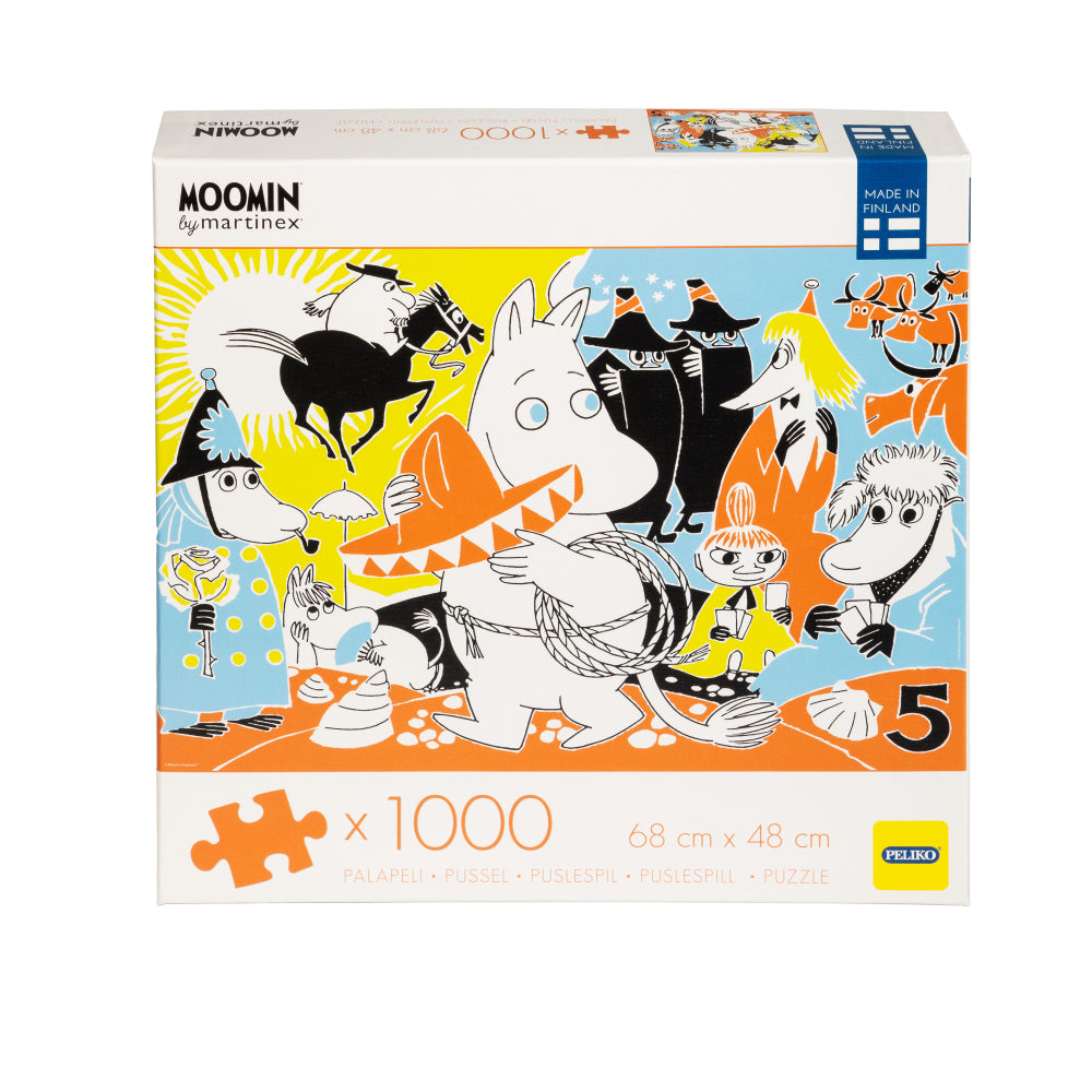 Moomin Comic Book Cover 5 Puzzle 1000 pcs - Martinex