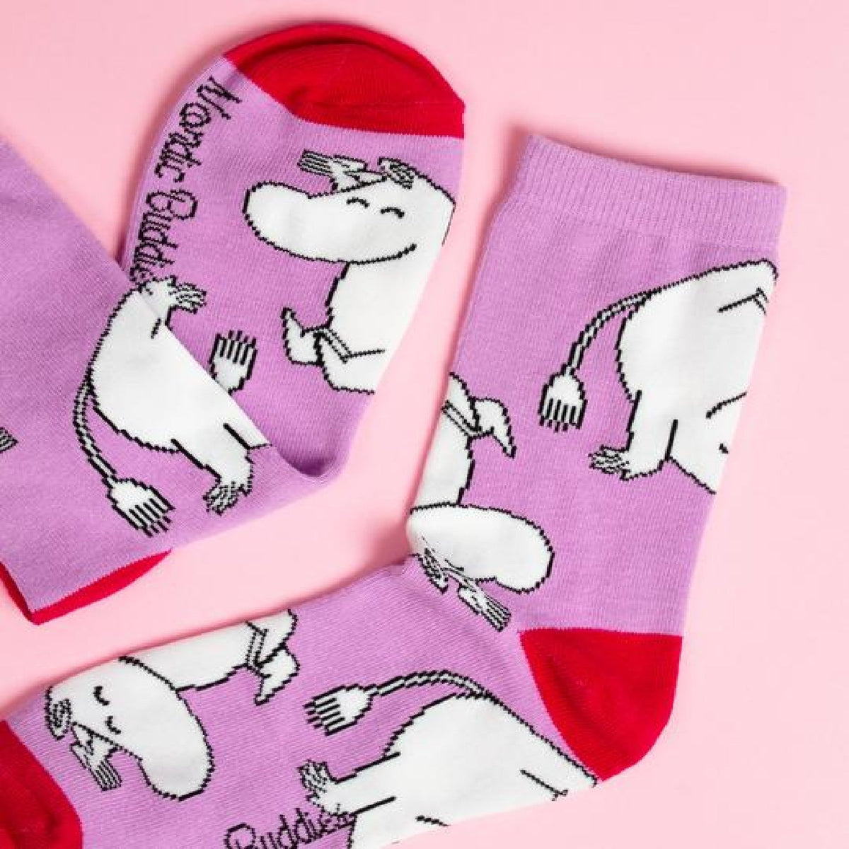 Moomin Happy Socks Lilac 6-11.5 - Nordicbuddies