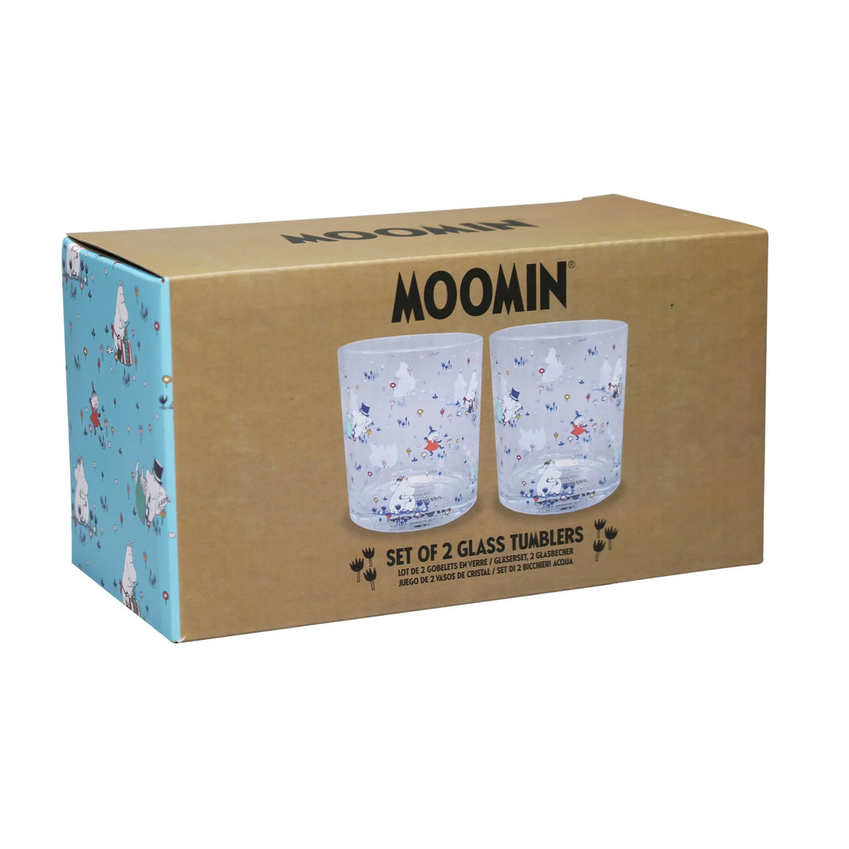 Moomin Glass Tumblers 2-pack - Half Moon Bay