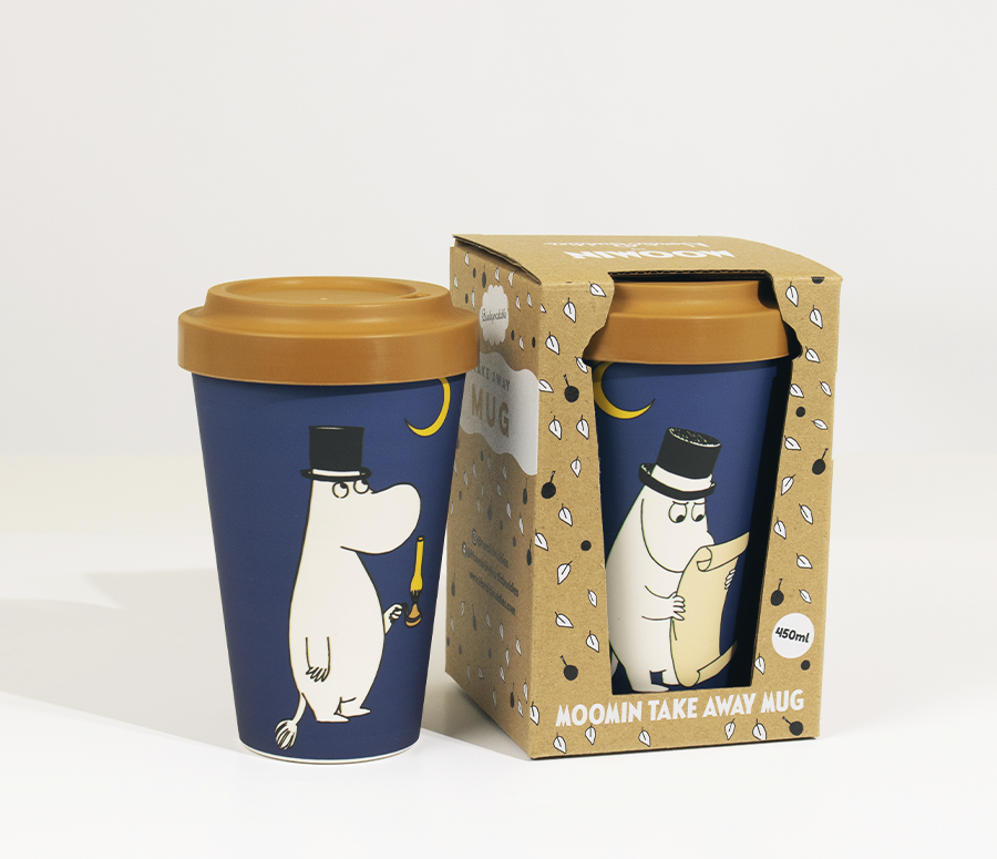 Take Away Mug Moominpappa Candle Light - Nordicbuddies