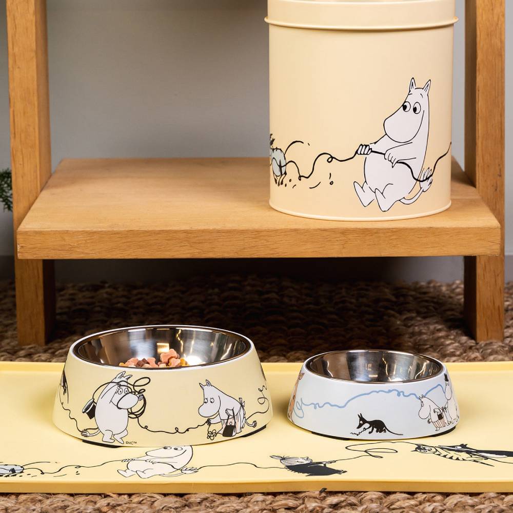 Moomin For Pets Food Bowl Blue S - Muurla