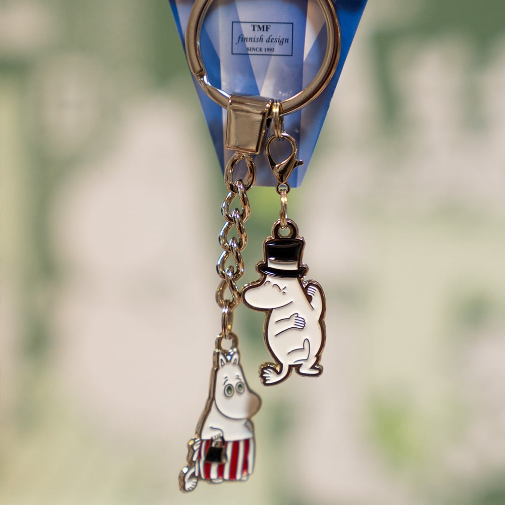 Moomin Metal Keyring Mamma and Pappa - TMF Trade | Moomin Shop United States