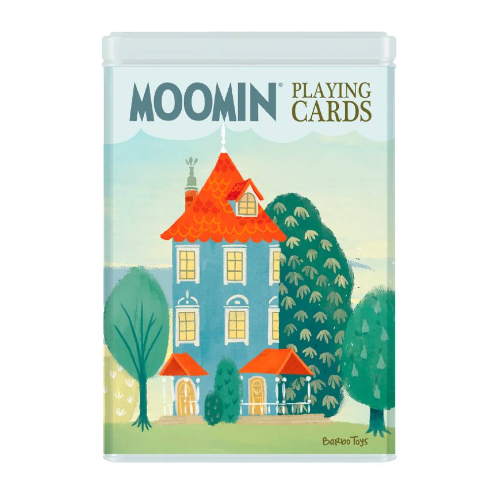 Moominhouse Playing Cards &amp;  Tin - Barbo Toys | Moomin Shop US