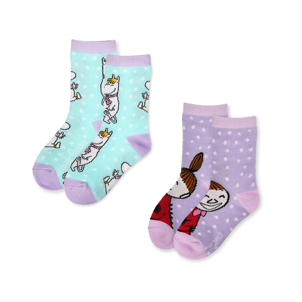 Little My and Moomintroll Kids Socks Set - Nordicbuddies | Moomin Shop United States