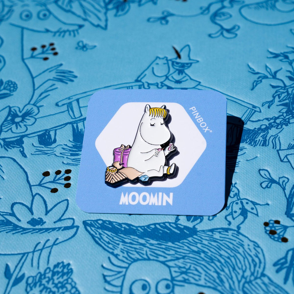 Maia Gifts Moomin Snork Maiden Pin - Rose Gold Mumin Anstecker 3x3cm