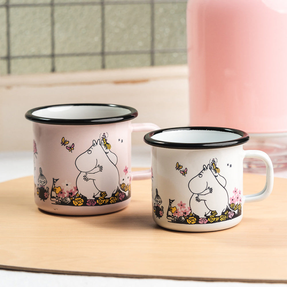 Moomin Enamel Mug Hug 8.5 oz - Muurla