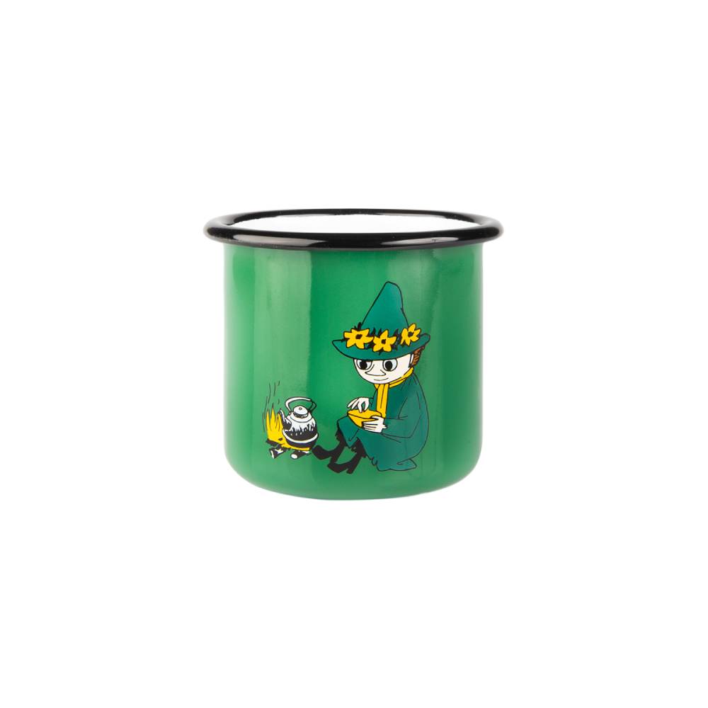 Moomin Enamel Mug Snufkin 12.5 oz - Muurla