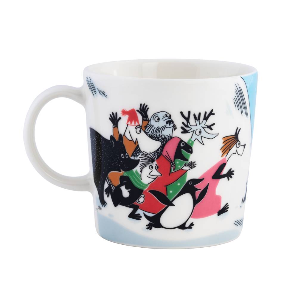 Moomin Mug Ski Jumping 10 oz - Moomin Arabia