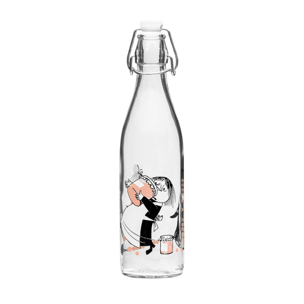 Moomin Glass Bottle Marmalade 17oz - Muurla