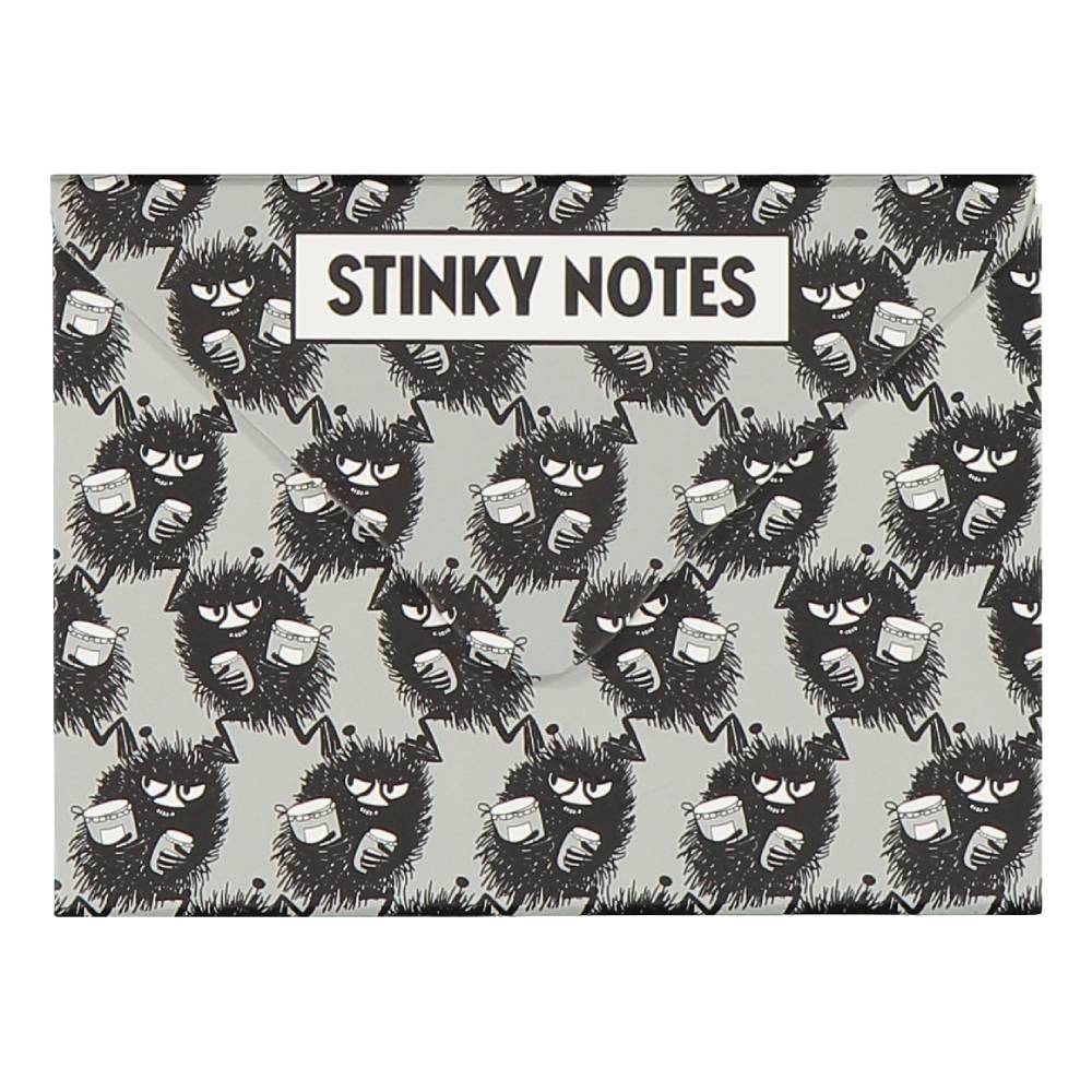 Moomin Pop Art Stinky Notes Grey - Anglo-Nordic