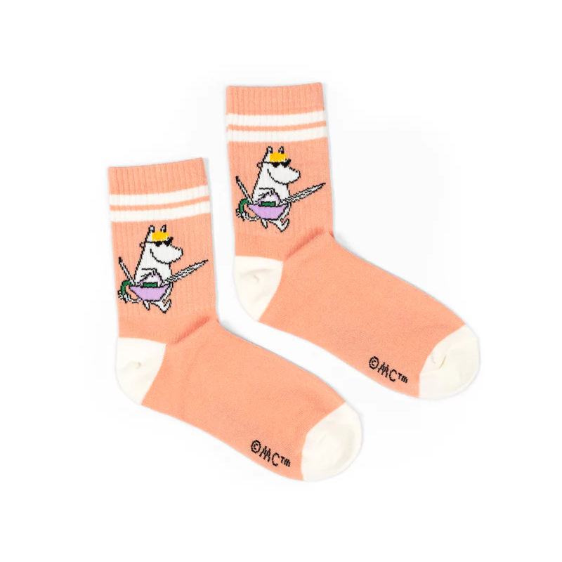 Snorkmaiden Retro Socks Coral 6-11.5 - Nordicbuddies